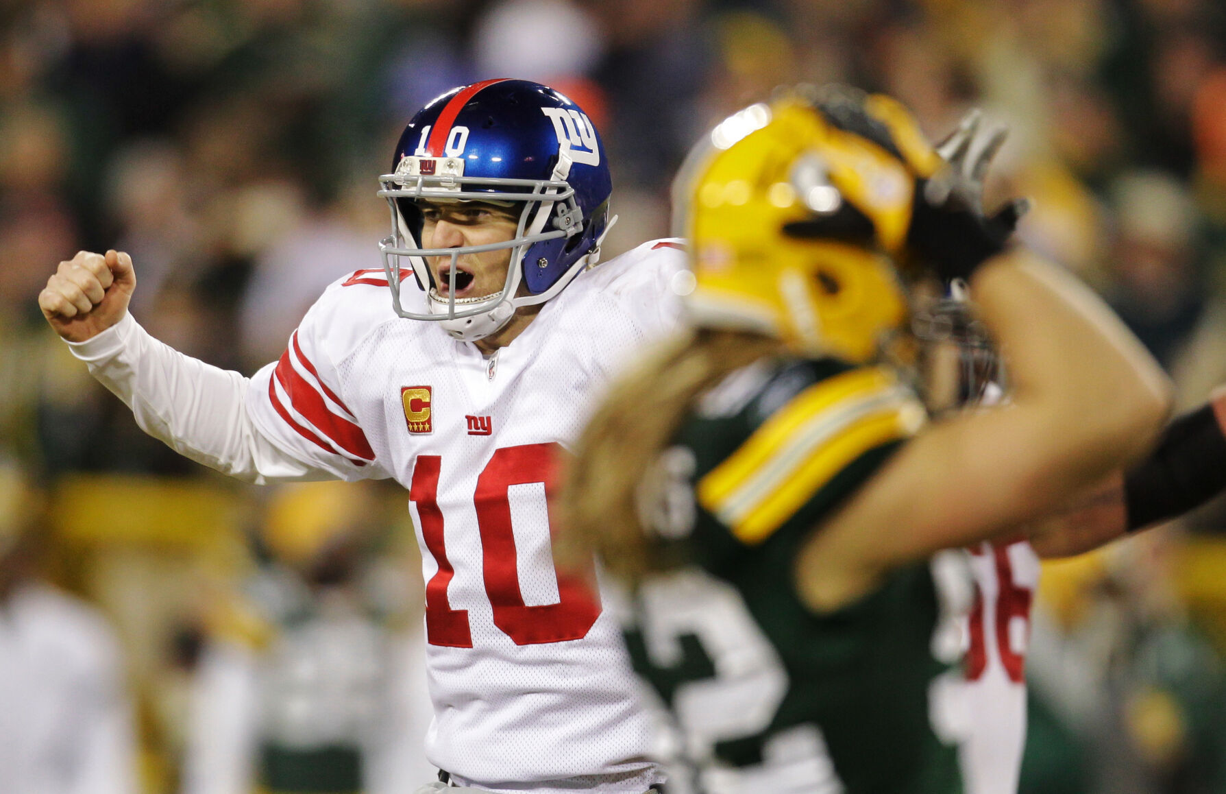 2012: Eli Manning, New York Giants shock Green Bay Packers in NFC divisional playoff game
